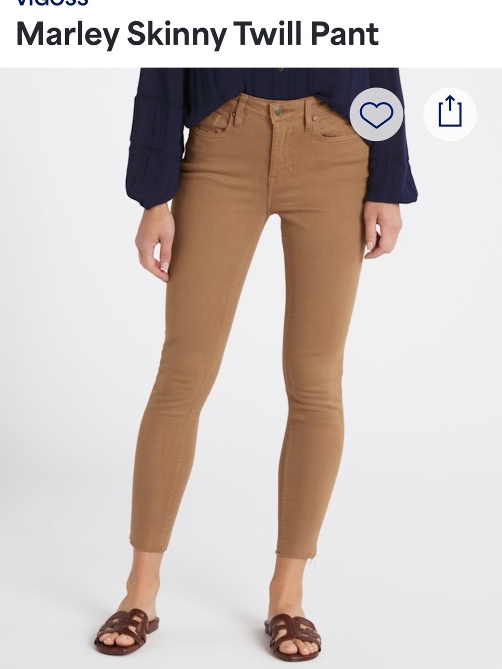 Vigoss Women’s Brown Skinny Jeans